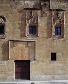 Detail of the façade of the Palace of Dr. Abarca Maldonado, now houses the museum of the city of …