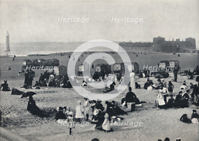 'New Brighton - Showing the Port and the Lighthouse', 1895. Artist: Unknown.