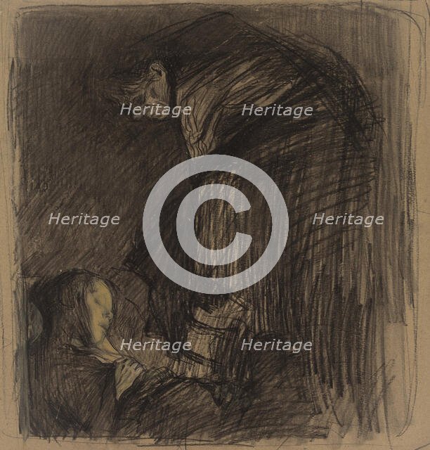 Burial, c1903. Creator: Kathe Kollwitz.