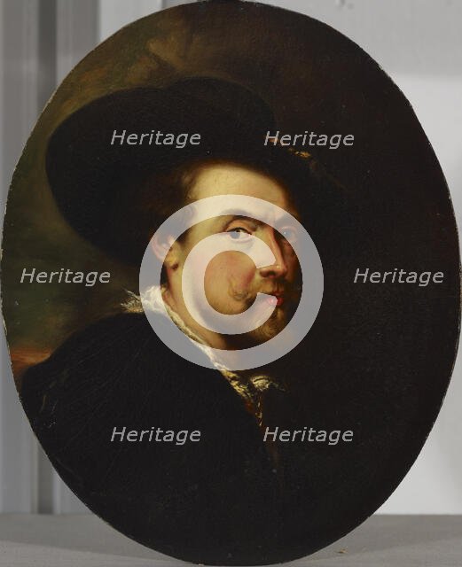 Self Portrait of Peter Paul Rubens, copy, 1800-1899. Creator: Unknown.