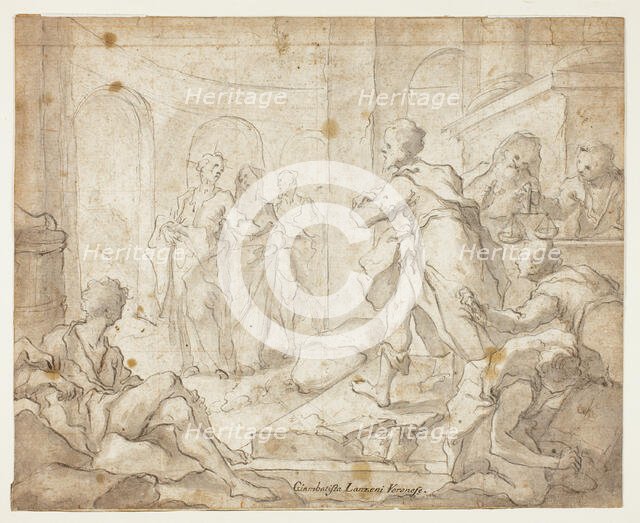 The Calling of Saint Matthew, n.d. Creator: Giovanni Battista Lanceni.