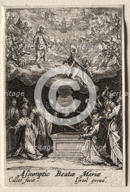 The Life of the Virgin: The Assumption of the Virgin. Creator: Jacques Callot (French, 1592-1635).