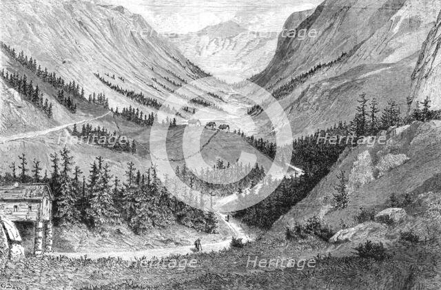 'View near Klaebo; Northern Wanderings', 1875. Creator: Frank Usher.