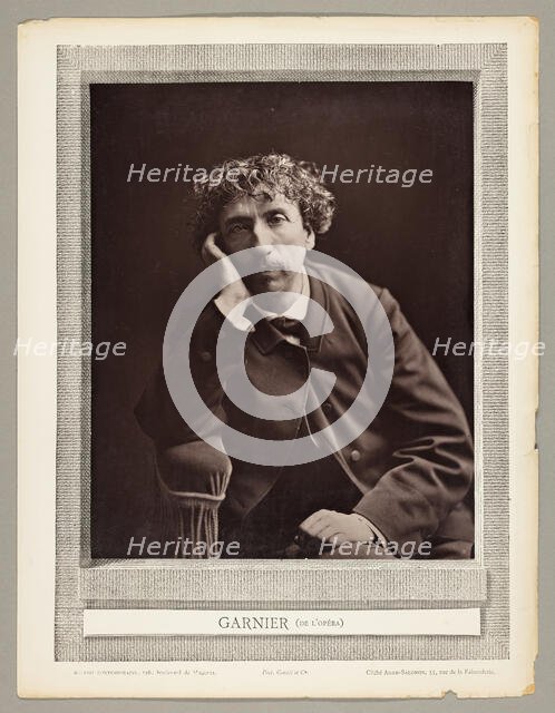 Charles Garnier (French architect, 1825-1898), 1876/84. Creator: Antoine-Samuel Adam-Salomon.