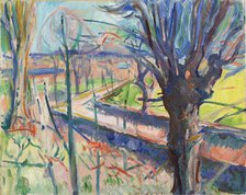 Spring day on Jeløya (Vårdag på Jeløya), 1915. Creator: Munch, Edvard (1863-1944).