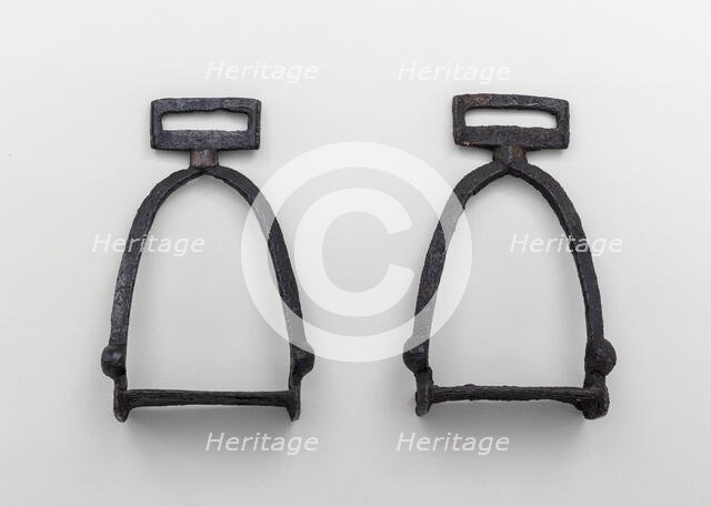 Pair of Stirrups, Scandinavian, possibly Danish, late 10th-early 11th century. Creator: Unknown.