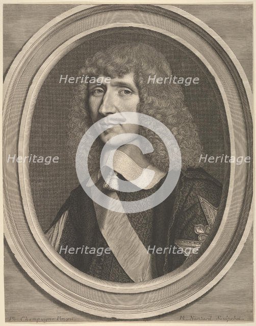 Léon-Bouthillier, Comte de Chavigny, ca. 1651. Creator: Robert Nanteuil.