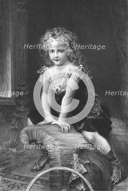 'A Horse Back', after Paul Jacques Aime Baudry', c1880-83. Creator: Champollion.