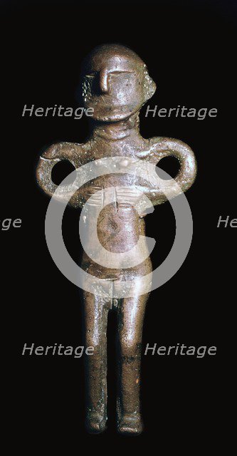 Bronze-age figure from Denmark, 9th century BC. Artist: Unknown