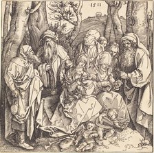 The Holy Family with Two Music-Making Angels, 1511. Creator: Albrecht Durer.