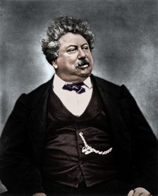 Alexandre Dumas the Elder, French novelist and playwright, c1850-1870. Artist: Etienne Carjat.