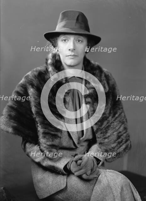 Foote, Walter A., Mrs. Portrait, 1942. Creator: Harris & Ewing.