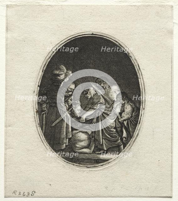 The Beheading of Saint John the Baptist. Creator: Hendrik Goudt (Dutch, 1585-1630).