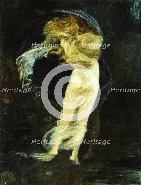 The Valkyrie. Siegmund embraces Sieglinde, 1893.