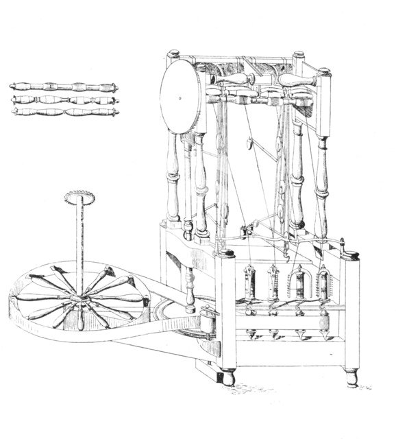 'Arkwright's Spinning Jenny, 1769', 1769, (1904). Artist: Unknown.