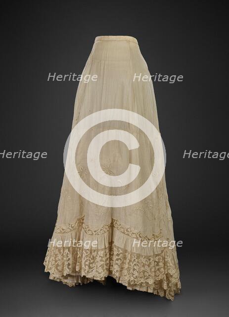 Petticoat, about 1900. Creator: Unknown.