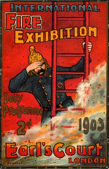 International Fire Exhibition, 1900s. Artist: Unknown