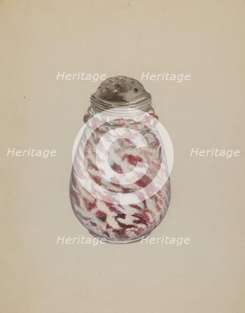 Salt Shaker, c. 1937. Creator: Eva Wilson.