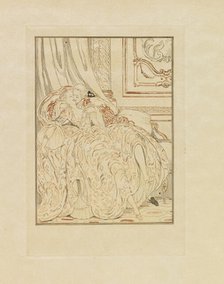 Illustration for "Une aventure d'amour à Venise" by Giacomo Casanova de Seingalt, 1927. Creator: Wegener, Gerda (1886-1940).