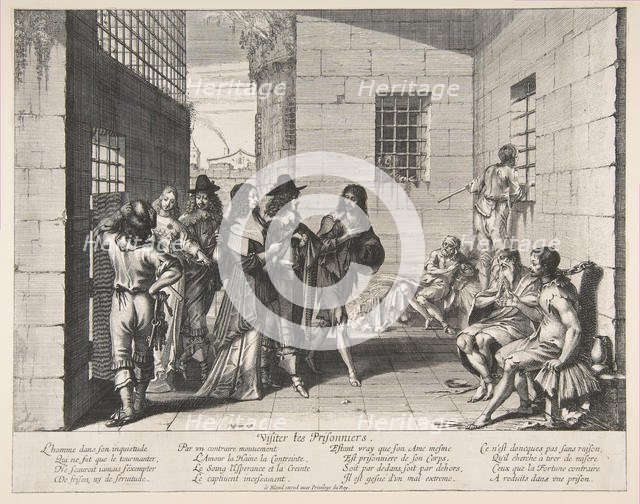 Visiting Prisoners, 1635. Creator: Abraham Bosse.