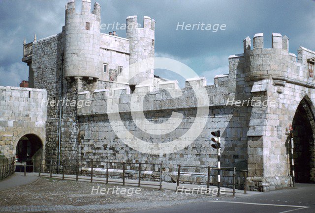 Walmgate Bar in York, 12th century. Artist: Unknown