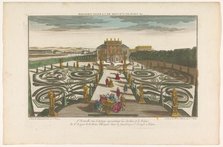 View of the garden and the palace of an officer of the Queen of Hungary in a suburb..., 1735-1805. Creator: Unknown.