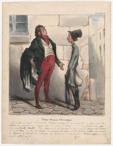 Plate 35: Robert Macaire schismatique, 1838. Creator: Honore Daumier.