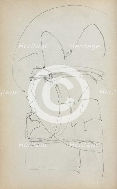 Italian Sketchbook: Abstract Sketch (page 5), 1898-1899. Creator: Maurice Prendergast (American, 1858-1924).