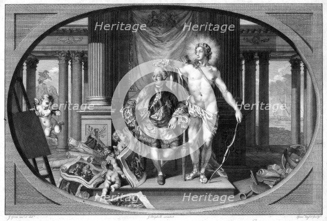 King George III (1738-1820), 18th century.Artist: Isaac Taylor 