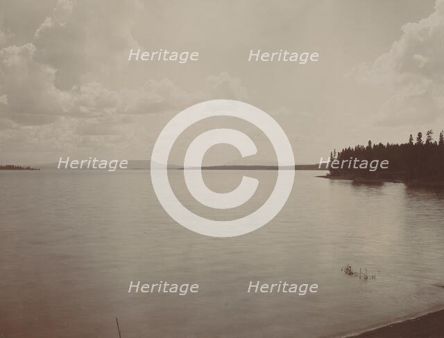 Yellowstone Lake, 1880s. Creator: F. Jay Haynes.