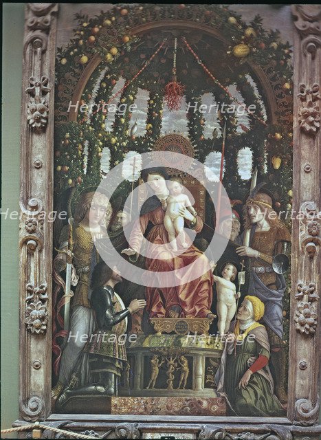  'The Madonna of Victory' by Andrea Mantegna.