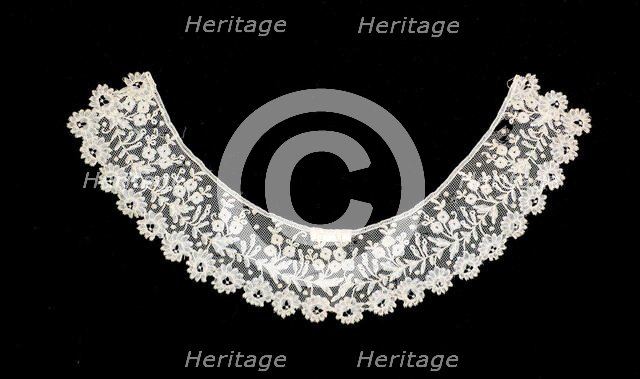 Collar, probably Belgian, ca. 1850. Creator: Unknown.