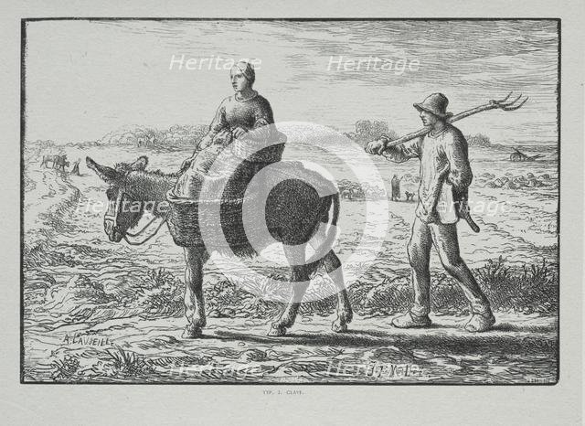 Four Hours of the Day: Morning, 1860. Creator: Adrien Lavieille (French, 1818-1862).