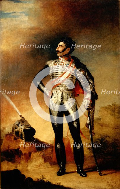 Portrait of Prince Valerian Grigoryevich Madatov (1782-1829), 1824. Artist: Dawe, George (1781-1829)