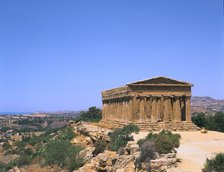 Temple of Concord, Agrigento, Sicily, Italy.