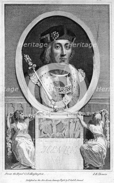 Henry VII of England, (1788).Artist: John Keyse Sherwin