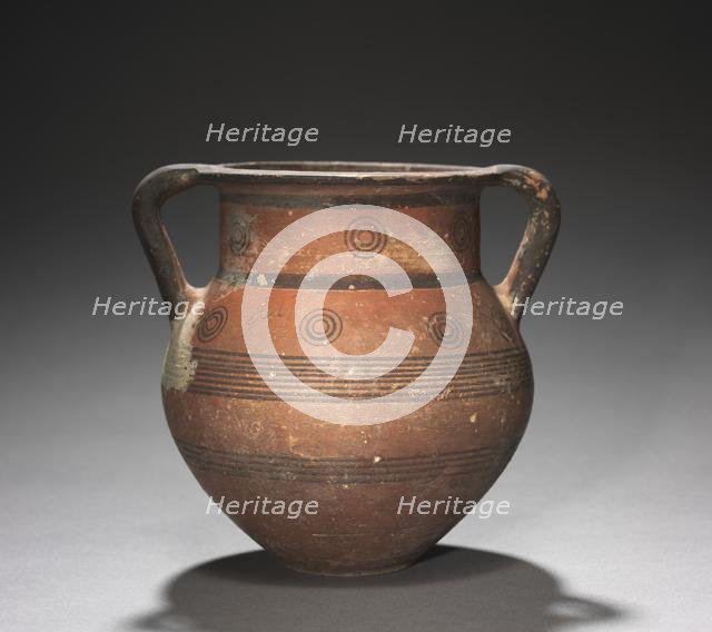 Amphora, c. 750-600 BC. Creator: Unknown.