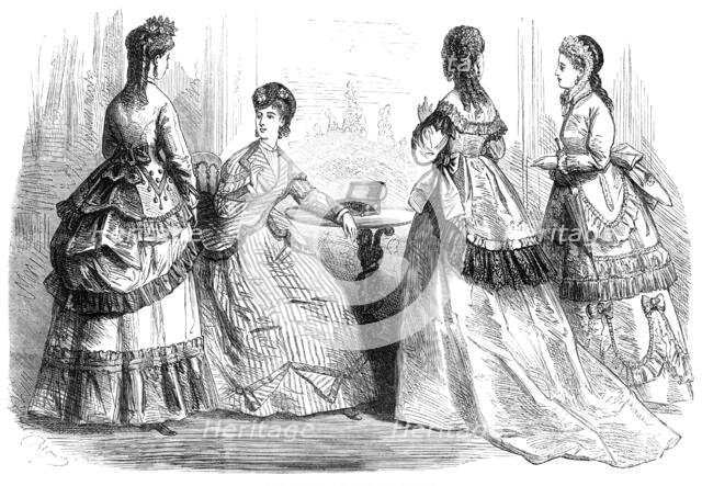 Paris fashions for June, 1869. Creator: Unknown.