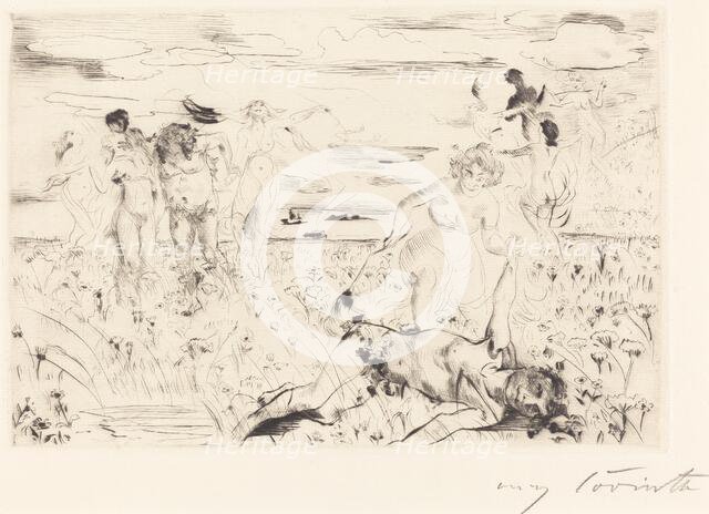 Bacchanal, 1914. Creator: Lovis Corinth.