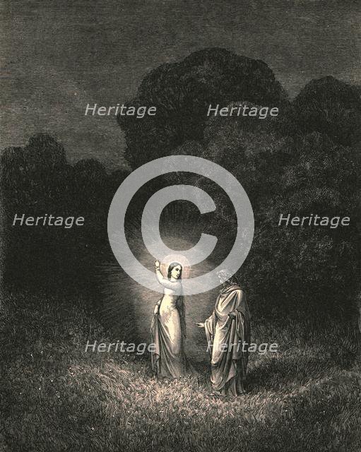 'I, who now bid thee on this errand forth, am Beatrice', c1890.  Creator: Gustave Doré.