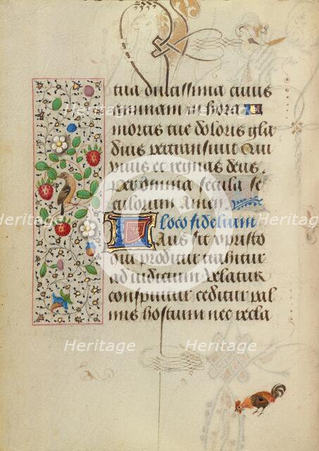 Decorated Text Page; Prayer Book of Charles the Bold, about 1471. Creator: Nicolas Spierinc.