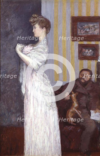 Thadée Natanson and Misia. Artist: Bonnard, Pierre (1867-1947)