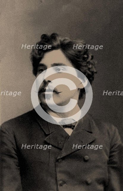 Portrait of Alexander Valentinovich Amfiteatrov (1862-1938). Creator: Anonymous.