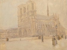 Notre Dame in Winter, n.d. Creator: Frank Edwin Scott.