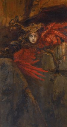 Medusa, 1903. Artist: Kotarbinsky, Vasilii (Wilhelm) Alexandrovich (1849-1921)