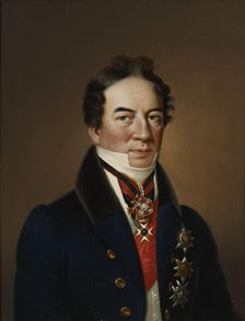 Portrait of Count R. H. Rehbinder, c1820. Creator: Johan Erik Lindh.