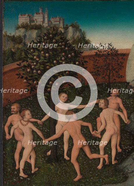 The Golden Age (Detail). Artist: Cranach, Lucas, the Elder (1472-1553)
