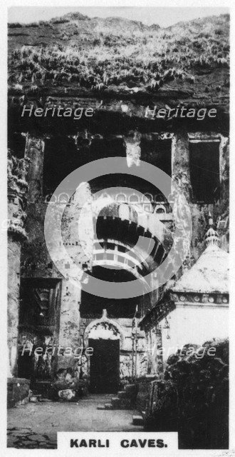 Karli Caves, India, c1925. Artist: Unknown