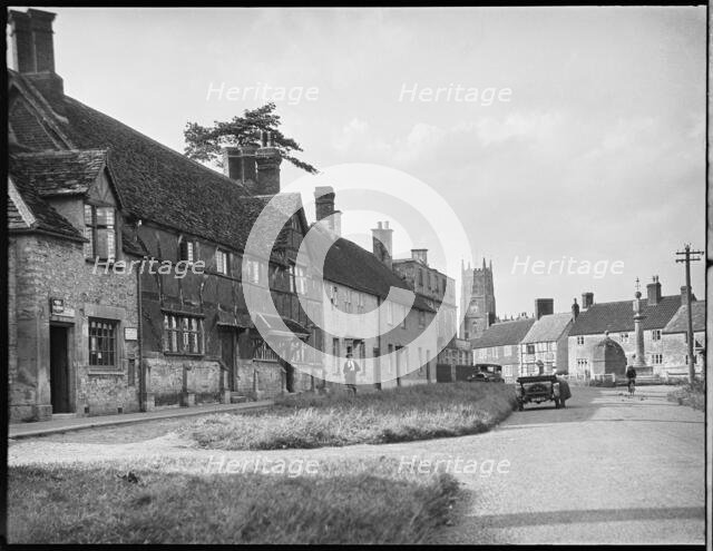 High Street, Steeple Ashton, Wiltshire, 1932. Creator: Marjory L Wight.