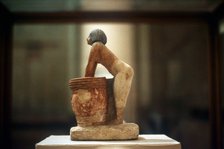 Brewing beer, Egyptian tomb model from Meketra, 9th Dynasty, c2160 BC. Artist: Unknown